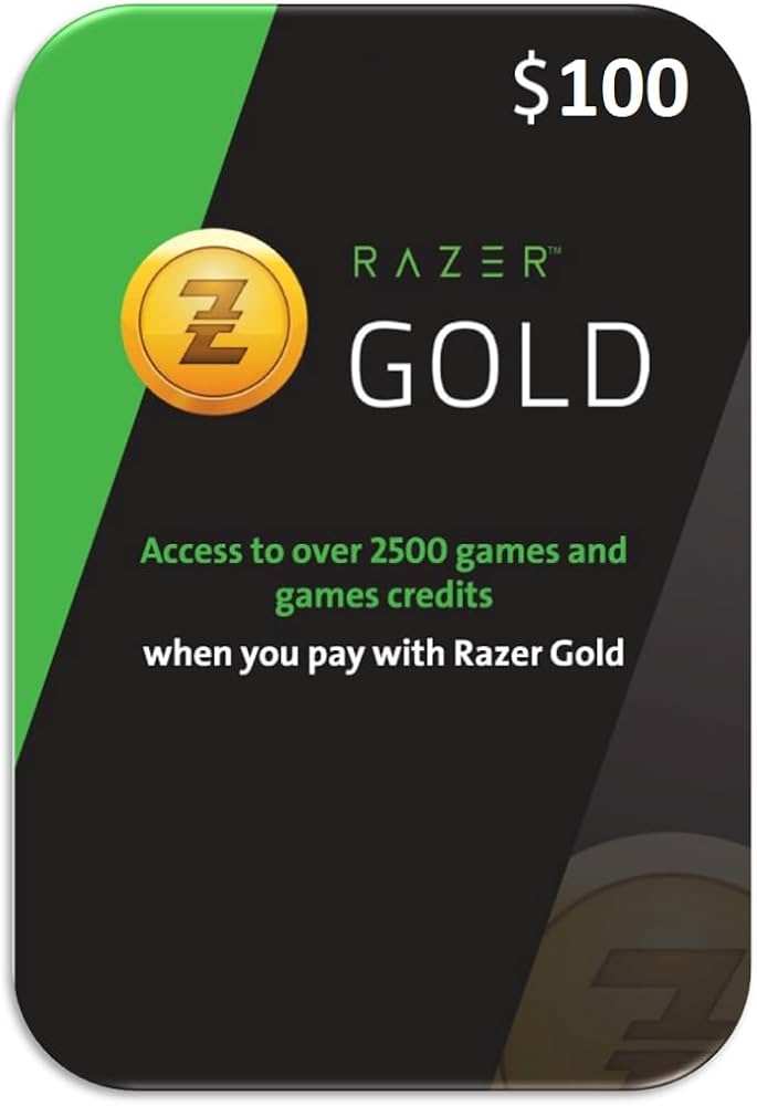 $100 Razer Gold Gift Card (US)