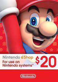 $20 Nintendo eShop Gift Card (US)